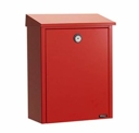 Allux 200 F54207 Boîte à Colis et Lettres | Boîte Postale Sécurisée Étanche avec Serrure | 390 x 280 x 140 mm | Rouge