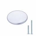 Lot de 10 boutons de placard Rond plat AmazonBasics. Diamètre : 3,66 cm, chrome poli.