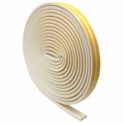 Bande de Joint D-Profil 2x6M Boudins de Portes Autocollant en Mousse Anticollision Joint Fenetre Isolation Bande de Joint d’étanchéité en Caoutchouc pour la Fenêtre/le Fond de la Porte Blanc
