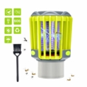BASEIN Lampe Anti Moustique Exterieur, Lampe de Protection Anti-Moustique IP67 3 en 1 avec Lampe de Camping IP67 Lmperméable Fly Insecte Zapper Lampe pour Extérieur Intérieur avec Crochet Escamotable