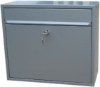 Basi-Saturn Bk 900-S / 2170-0661 Boîte aux lettres Acier/argent 310 x 360 x 150 mm (Import Allemagne)