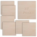 BELLE VOUS Contreplaqué de Bouleau (20 Paquets) – 30x30cm – Épaisseur 3mm
