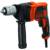 Black and Decker – Perceuse à percussion filaire 850 W 54400 cps/min mandrin autoserrant 13 mm avec 6 forets – BEH850-QS