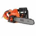 Tronçonneuse filaire BLACK et DECKER CS2040-QS. 40 cm , 2000 W, 12,5 m/s. Chaine chromée anti-rebond