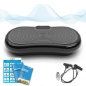 Bluefin Fitness Plateforme Vibrante et Oscillante Ultra Slim | Perte de poids & Brûleur de Graisses à la Maison | 5 Programmes + 180 niveaux | Haut-parleurs Bluetooth | Design Anglais Élégant