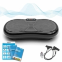 Bluefin Fitness Plateforme Vibrante et Oscillante Ultra Slim | Perte de poids & Brûleur de Graisses à la Maison | 5 Programmes + 180 niveaux | Haut-parleurs Bluetooth | Design Anglais Élégant