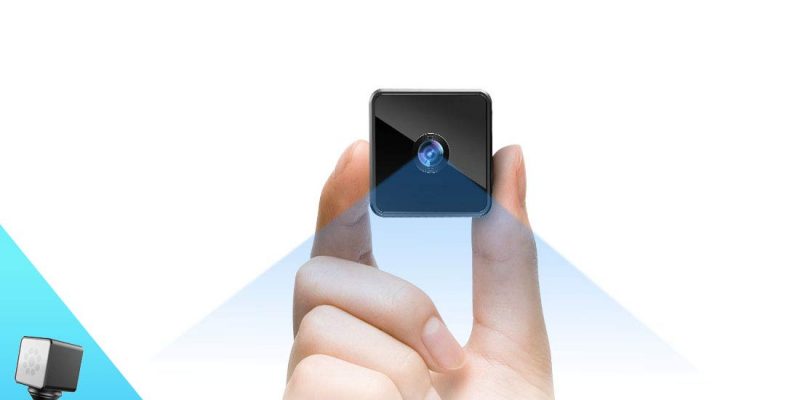 Mini caméra espion bluetooth HD 1080P. Caméra de surveillance WiFi sans fil avec enceintes bluetooth. Vision nocturne et Détecteur de mouvement intégré. Surveillance intérieure ou/et extérieure. Micro caché caméra IP