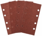 Bosch 2607019495 Lot de feuilles abrasives pour Ponceuse vibrante 8 trous 93 x 185 mm Grain 40-120 25 pièces