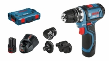 Perceuse-visseuse BOSCH sans fil GSR 12 V avec pack d’accessoires