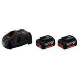 Batteries GBA Bosch Professional 18V  2 Lithium-ion 2×5.0Ah Classe énergétique A+ 1600A00B8J