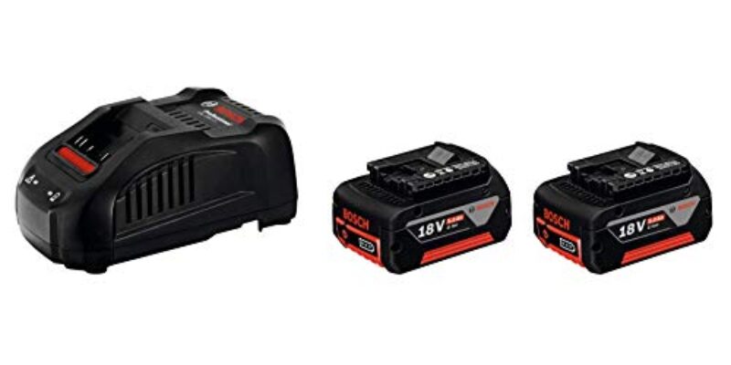 Batteries GBA Bosch Professional 18V  2 Lithium-ion 2×5.0Ah Classe énergétique A+ 1600A00B8J
