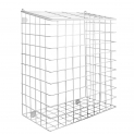 Boîte à lettres avec fixations | Mail Catcher Cage | Receveur de poteaux en fer | Porte lettre garde | Porte-lettres intérieur et extérieur | M & W