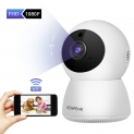 Camera Surveillance WiFi, ISENPENK Camera IP 1080P HD Vision Nocturne 360 °Détection de Mouvement Interieur Moniteur pour Bébé Sécurité à Domicile Utiliser avec APP Android iOS