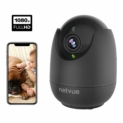 Caméra Surveillance WiFi Intérieur, NetVue 1080P FHD Dôme Caméra IP sans Fil, Vision Nocturne, Détection de Mouvement, Audio Bidirectionnel, Pan/Tilt/Zoom Vidéo Surveillance pour Bébé/Chien/Animaux