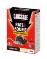 6 blocs rats et souris Caussade CARSBL180. Efficacité radicale, pour pièces humides comme le garage et la cave