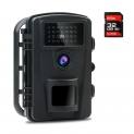 COOLIFE Caméra de Chasse, Caméra de Jeu Nocturne Vitesse de Déclenchement 0.2s et 27 Infrarouges LED de 940nm, 12MP 1080P HD Camera de Chasse Nocturne IP66 Étanche à l’eau et à la Poussière