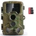 COOLIFE Caméra de Chasse Caméra de Surveillance Étanche 46 LEDs 16MP 1080P HD 20m Grand Angle 125 ° De Vision Nocturne Traque IR Caméra de Jeu Nocturne Infrarouge