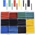 DEDC Gaine Thermorétractable Thermodurcissable Tthermo Rétractable Tube Boîte ,1,5mm-10mm, Ratio: 2 : 1 530Pcs