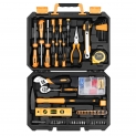 Coffre à outils DEKO 138 Pièces. Boîte à outils complète pour bricolage mécanique. Ensemble d’outils pour des réparations quotidiennes avec Boîtier de Rangement en Plastique