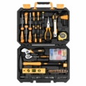 Coffre à outils DEKO 138 Pièces. Boîte à outils complète pour bricolage mécanique. Ensemble d’outils pour des réparations quotidiennes avec Boîtier de Rangement en Plastique