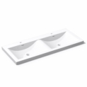 Double lavabo vasque evier a encastrer fonte minerale Colossum 03 1200 larg x prof x haut 120x48x12cm