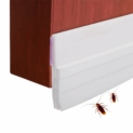 Bas de porte anti bruit Dricar. Bande d’étanchéité adhésive en silicone de 100cm, imperméable à l’eau. Isolement phonique, limite le passage par 3. Anti insecte, coloris blanc
