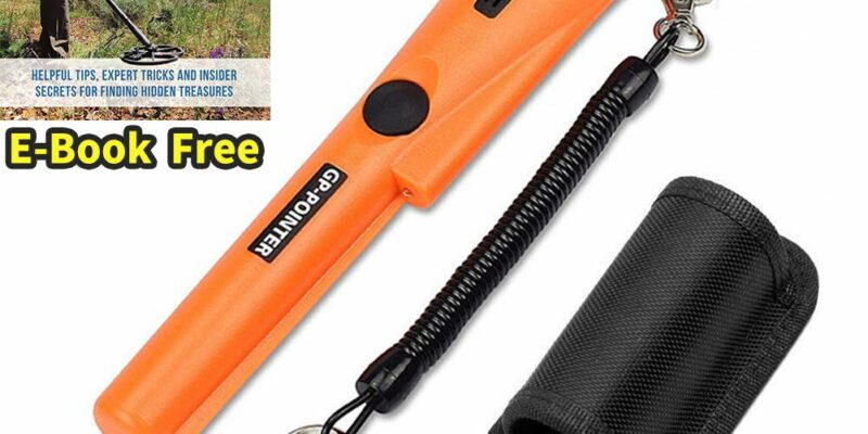 Détecteur de métaux portable Pinpointer. Etanche, à haute sensibilité, indicateur LED intégré pour enfants et débutants