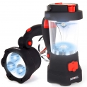 Duronic Hurricane – Lampe Torche Lanterne à Dynamo et USB – Lanterne à 10 LED – Signal d’Urgence Rouge Clignotant – Lampe Torche à 3 LED – Idéal pour Camping, randonnées, Jardin, Bricolage