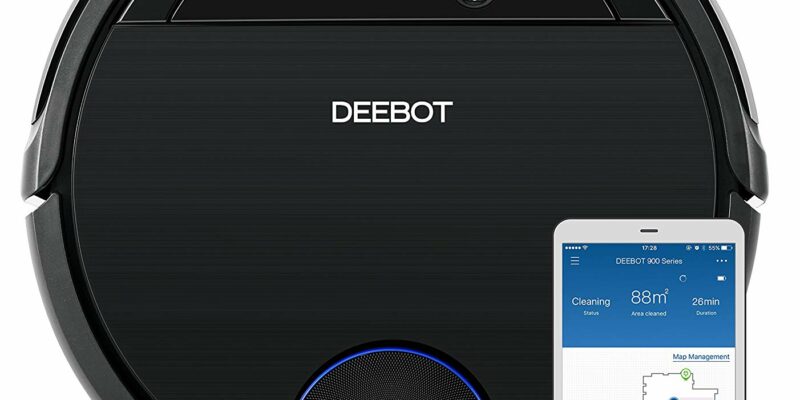 Robot nettoyeur de sols avec SMART NAVI, fonction de nettoyage OZMO, détection des tapis et appareils, aspiration et lavage en 1 seul passage