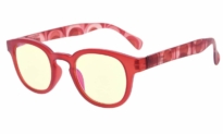 Eyekepper Lunettes anti lumiere bleue avec UV Protection, Filtre lumiere bleue,Anti-reflet Lunettes de vue avec verre jaune+1.75