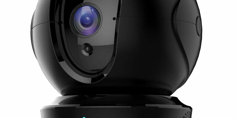 Camera IP WIFI de surveillance intérieur, suivi intelligent, compatible Alexa. Alarme de détection de mouvement, vision nocturne, audio bidirectionnel, cloud, SD
