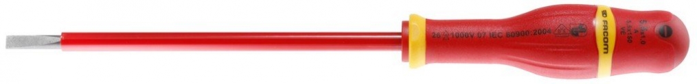 Tournevis Facom protwist A4X100VE pour vis à fente