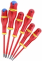 Facom – ADVEJ6PB_15235 – Jeu de 6 tournevis isolés 1000V Protwist ADVEJ6PB – Pour travaux sous tension jusqu’à 1000V.