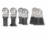 Fein 35222942050 Best of E-Cut Coffret de 6 Lames de scie/porte-outil SLP