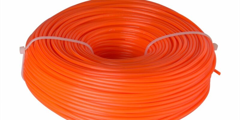 Fil pour débroussailleuse en nylon rond, 2,4 mm x 96 m