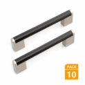 Fulgente 10pcs Poignée Bâton De Porte Cuisine Meuble Bâton Cuisine Porte Poignées Entraxe 128 mm Poignées Meubles