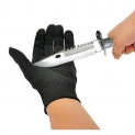 Gants de Travail OVOS en Fibres d’acier Inoxydable Gants résistant à la Coupure, Gants de Protection Anti-Coupure Anti-Statique – Niveau 5 de résistance à la Coupure
