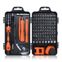 Gocheer 115 en 1 mini set tournevis precision kit tools petit boite tournevis torx informatique demontage pc portable pour macbook,iphone,réparation,lunettes,bricolage,montre,smartphone … (Orange)