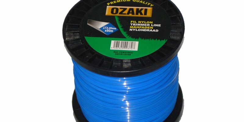 Bobine fil nylon carré OZAKI Greenstar 3842, dimension 1,6 mm x 215 m