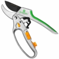 GRÜNTEK Sécateur de Jardin à Crémaillère Coupe Branches Ø 2.5 cm avec sélecteur Cliquet pour Coupe Fluide ou à étapes