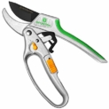 GRÜNTEK Sécateur de Jardin à Crémaillère Coupe Branches