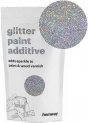 Additif à paillettes pour peinture, émulsion ou à l’eau. Couleur Argenté holographique. Poids 110 g