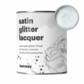 Hemway – Laque pailletée effet satin – vernis scintillant à séchage rapide – intérieur/extérieur/meubles/clôtures/boiseries/accessoires – brique/pierre/plâtre/plastique/carrelage en céramique – 1 L