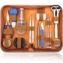 H&S Réparation Montre Outils Professionnel 147pcs Montre Kit Outil de Remplacement des Piles Montre Bracelet Outil de Remover Métal Outil de Réparation pour Bracelet de Montre