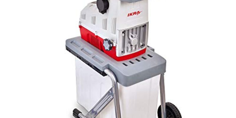 Broyeur de branches végétaux de jardin    IKRA- ILH 3000 A silencieux 3000W 44 mm 60 litres