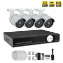 IMATEK 4CH 960P PoE NVR Système de Caméra de Surveillance + 4 HD caméra Intérieur/Extérieur Etanche 960P 1.3MP Haute Résolution IP Caméra de Sécurité Accès à Distance Via Smartphone/PC(1.3MP 4CH)