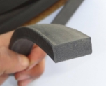 Joint en caoutchouc spongieux, bande en néoprène universelle, 1 x 2 mm