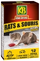 KB Pates Appat Anti Rats et Souris 120gr