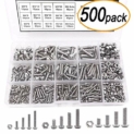 Assortiment de 500 pièces vis et écrous, M3 M4 M5