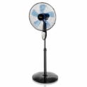 Klarstein Summerjam • Ventilateur Colonne 41 cm • 50W • 69,18 m³/Min • 3 Niveaux Vitesses • Faible Bruit • Oscillation activable sur 80° • 5 ventaux pour Un Courant d’air Plus élevé • Noir